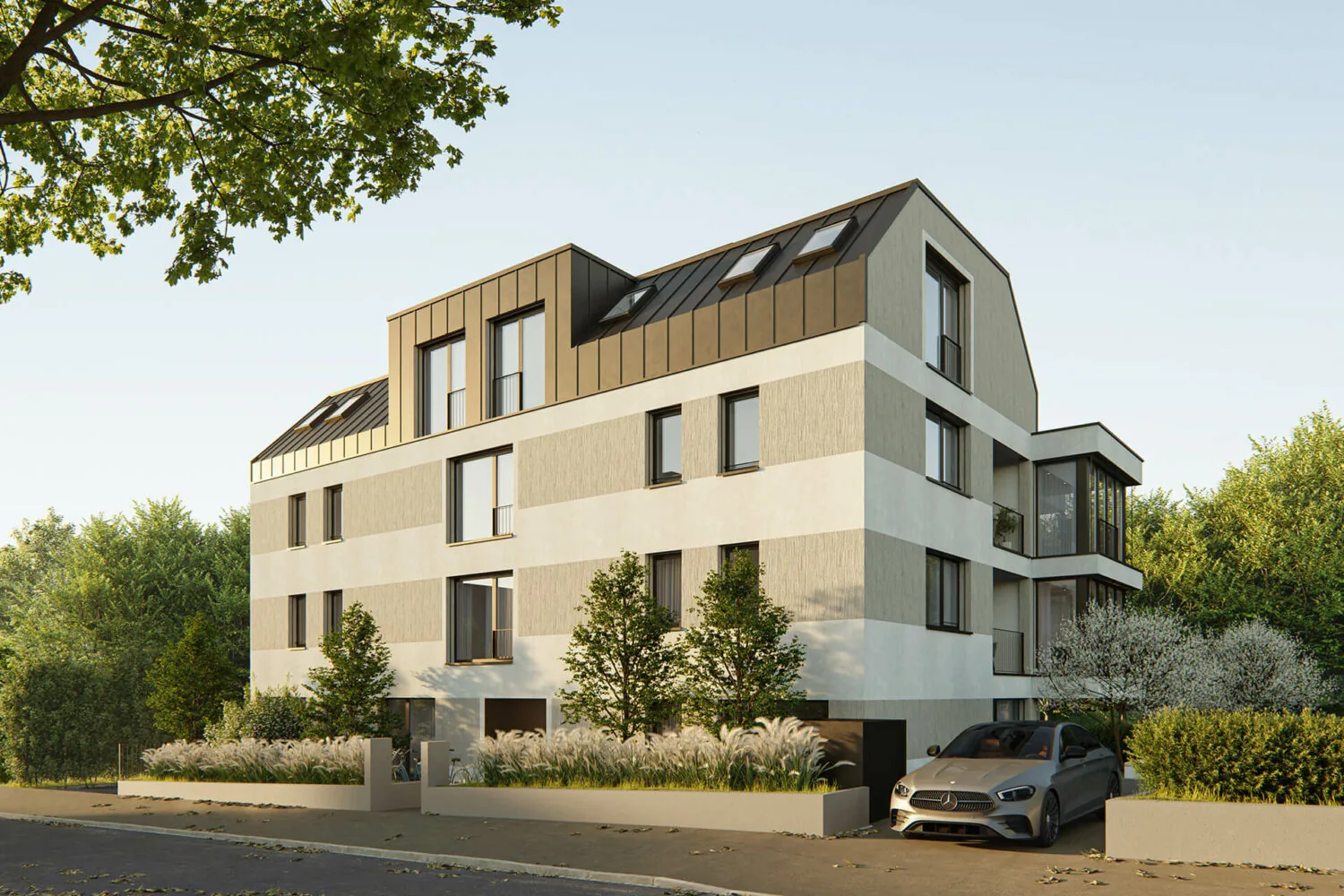 New condominium development „Haute Living“ on Frohalpstrasse (Zürich Wollishofen) by HDPF